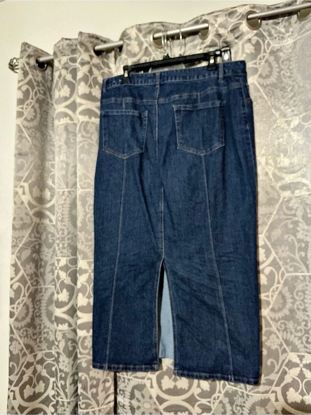Rachel Zoe Denim Maxi Skirt Blue Waist 16W - Picture 2 of 5